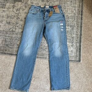 Levi's Women's 501 Curve Straight Jeans in Blue